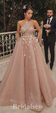 A-line One Shoulder Sequin Sparkly Gorgeous Elegant Stylish Party Evening Long Prom Dresses, Ball Gown PD1125