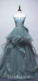 A-line Straps Gorgeous Princess Elegant Party Long Women Evening Prom Dresses PD805