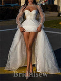A-line Unique New Fashion Garden Vintage Dream Beach Long Wedding Dresses WD516