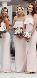 Affordable Simple Mermaid Elegant Beach Bridesmaid Dresses BD077