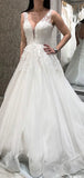 Aline Sleeveless Elegant Garden Vintage Dream Beach Long Wedding Dresses WD226
