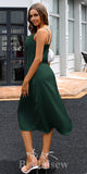 Black Champagne Pink Green Mermaid Simple Spaghetti Straps Long Prom Dresses, Bridesmaid Dresses  PD1091