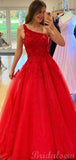 Charming A-line Red Lace Popular Party Black Girls Slay Evening Long Prom Dresses PD504