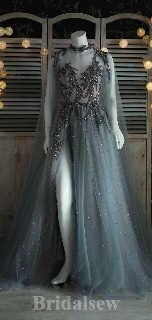 Charming A-line Stylish Unique Design New Best Princess Long Women Evening Prom Dresses PD825