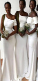 Charming Custom Mermaid Long Bridesmaid Dresses, Wedding Guest Dress BD083