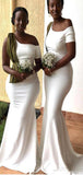 Charming Custom Mermaid Long Bridesmaid Dresses, Wedding Guest Dress BD083