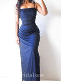 Charming Elegant Mermaid Spaghetti Straps New Popular Long Party Evening Prom Dresses PD1346