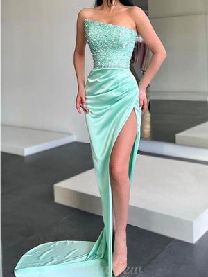 slim fit dress slacks Storm Label Mint Green and White Sequin Dress – She Selected main image 1