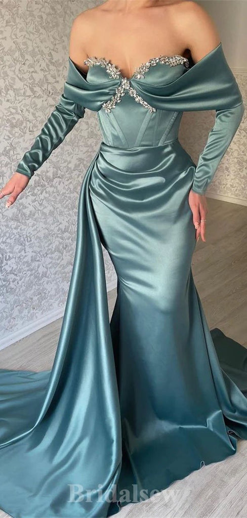 Charming New Elegant Mermaid Custom Long Stylish Evening Prom Dresses, PD1239