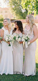 Charming Spaghetti Strap Simple New Sexy Elegant Long Modest Bridesmaid Dresses BD219