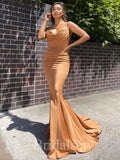 Charming Spaghetti Straps Mermaid Elegant Modest Women Long Evening Prom Dresses PD610