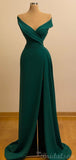 Custom Green Mermaid Elegant Long Prom Dresses PD153