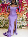 Custom Long Mermaid Stylish Sexy Best Satin Modest Elegant Evening Prom Dresses PD936