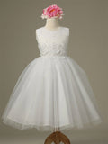 Custom Pretty Sleeves Lovely Princess Popular Flower Girl Dresses FG005