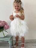 Cute Most Popular Tulle Flower Girl Dresses Online FG007