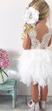 Cute Most Popular Tulle Flower Girl Dresses Online FG007