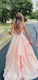 Fashion Stunning Princess Modest Spaghetti Straps Long Women Evening Prom Dresses PD819