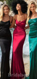Green Spaghetti Straps Long Mermaid Stylish Modest Popular Evening Prom Dresses PD942
