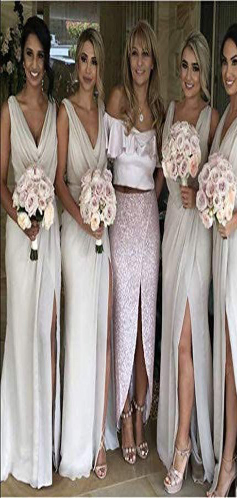Long Elegant Cheap Popular Bridesmaid Dresses, Wedding Guest Dress BD057