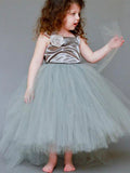 Lovely Cute Unique Popular Best Tulle Cinderella Princess Flower Girl Dresses FG011