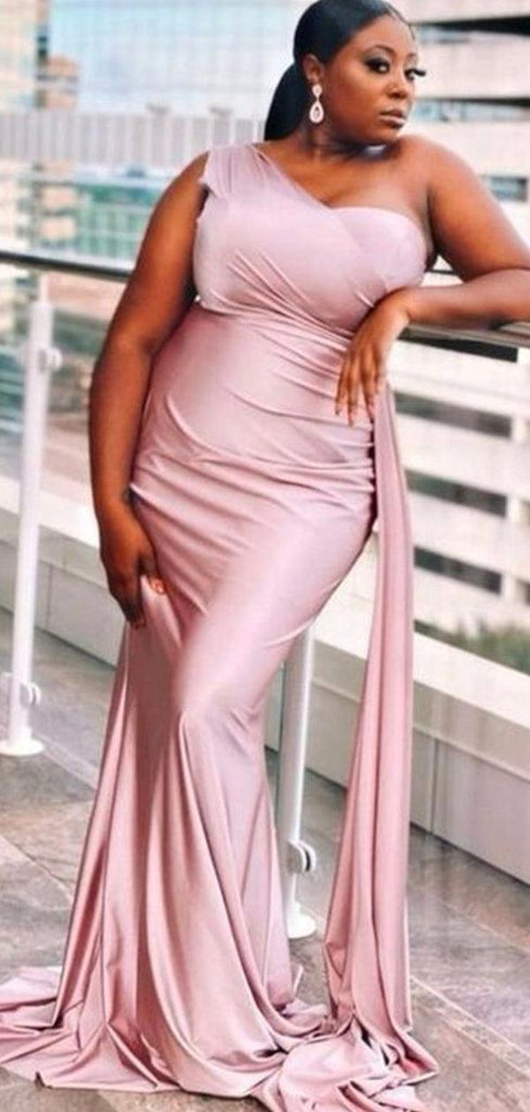 Mermaid Elegant Sleeveless Satin Plus SizePopular Best Long Formal Bridesmaid Dresses BD200
