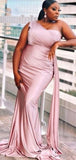 Mermaid Elegant Sleeveless Satin Plus SizePopular Best Long Formal Bridesmaid Dresses BD200