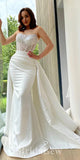 Mermaid Fashion Strapless Unique Stylish Party Evening Long Prom Dresses PD1133