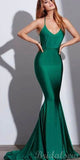 Mermaid Green Best Elegant Formal Black Girls Slay Evening Long Prom Dresses PD523