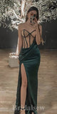 Mermaid High Slit Unique Design New Elegant Long Party Evening Prom Dresses PD971