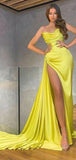 Mermaid Long Fashion Prom Dresses With Split Women Evening Gown PD192