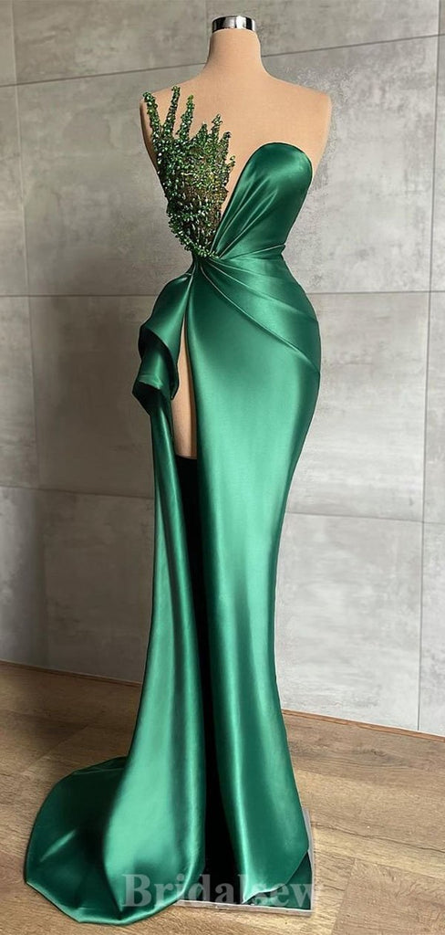 Mermaid New Unique Elegant Gorgeous Long Stylish Evening Prom Dresses, PD1234