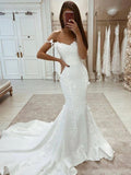 Mermaid Off the Shoulder Discount Elegant Wedding Dresses WD048