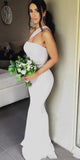 Mermaid One Shoulder Popular Elegant Bridesmaid Dresses BD023