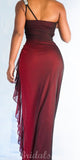 Mermaid One Shoulder Vintage Stylish Long Women Best Evening Prom Dresses PD1011