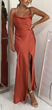 Mermaid Simple Black Girls Slay Elegant Evening Popular Modest Long Prom Dresses PD459