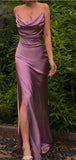 Mermaid Spaghetti Straps Most Popular Elegant Formal Long Prom Dresses PD320