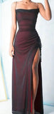 Mermaid Straps Simple Unique Popular Modest Long Evening Prom Dresses PD228