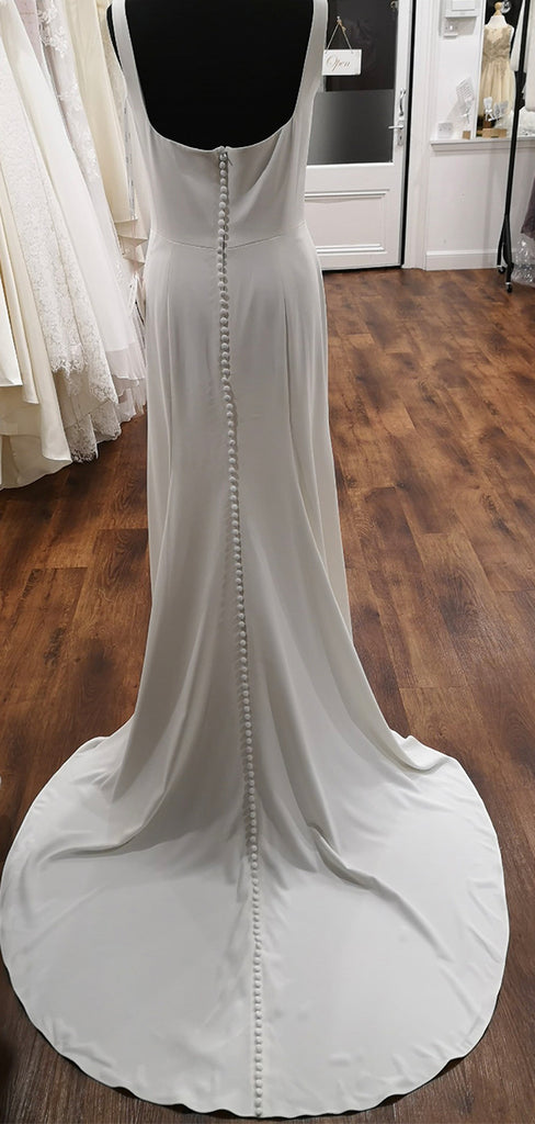 Mermaid Unique Simple Beach Garden Vintage Wedding Dresses, Bridal Gowns WD120