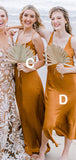 Mismatched Elegant Formal Long Bridesmaid Dresses, Beach Wedding Guest Dress BD124