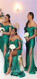Mismatched Green Mermaid Popular Elegant Long Formal Bridesmaid Dresses BD153