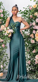 Mismatched Mermaid Green Formal Elegant Bridesmaid Dresses BD069