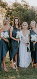 Mismatched Simple Unique Modest Popular Beach Bridesmaid Dresses BD098