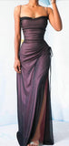 New Arrival Black Girls Slay Mermaid Modest Party Evening Long Prom Dresses PD305