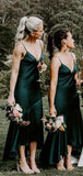 New Arrival Simple Dark Green Formal Bridesmaid Dresses BD075