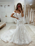 New Arrival Unique Mermaid Modest Beach Vintage Long Wedding Dresses WD368