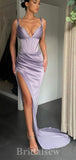 New Stylish Unique Sexy High Slit Mermaid Formal Party Long Evening Prom Dresses PD1073