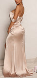 Off the Shoulder Mermaid Popular Unique Black Girls Slay Evening Long Prom Dresses PD507