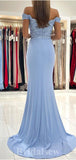 Off the Shoulder Stylish New Long Mermaid Party Evening Prom Dresses PD951