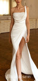 One Shoulder Mermaid Unique Junoesque Garden Vintage Dream Beach Long Wedding Dresses WD505