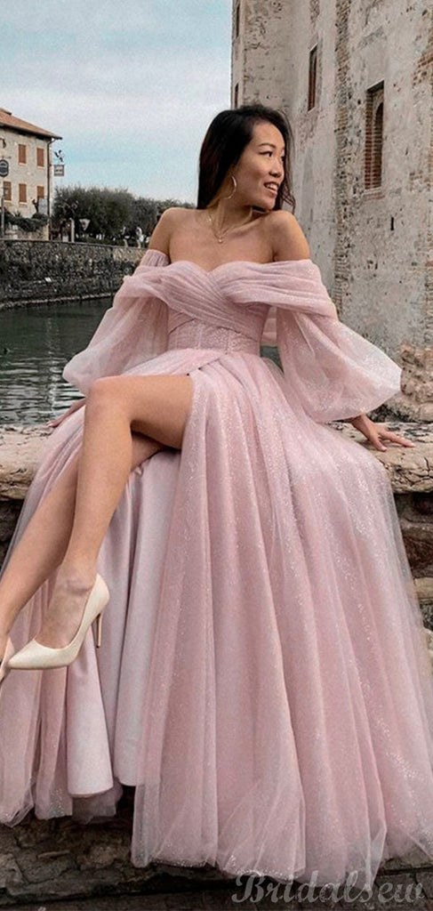 pink sparkly tulle dress Pink Sparkly Tulle Ball Gown Layered Party Dress Sweetheart Neck Prom Dress ARD2894